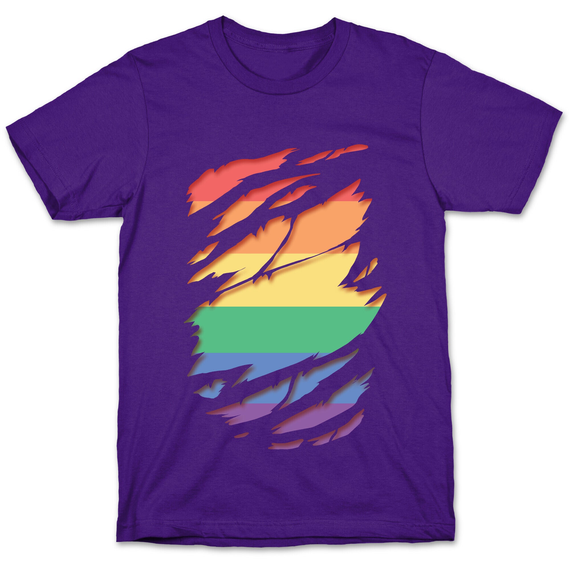 Ripped Shirt: Gay Pride T-Shirt